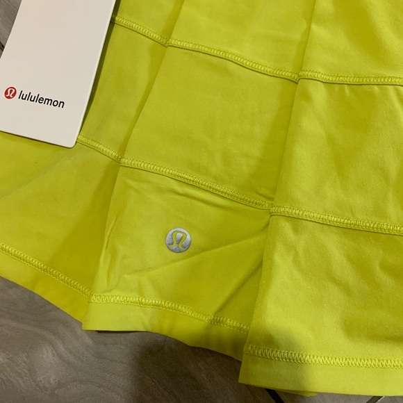 Lululemon Pace Rival Skirt Regular * Yellow - Picture 10 of 10
